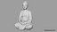 buddha statue 3D model