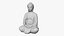 buddha statue 3D model