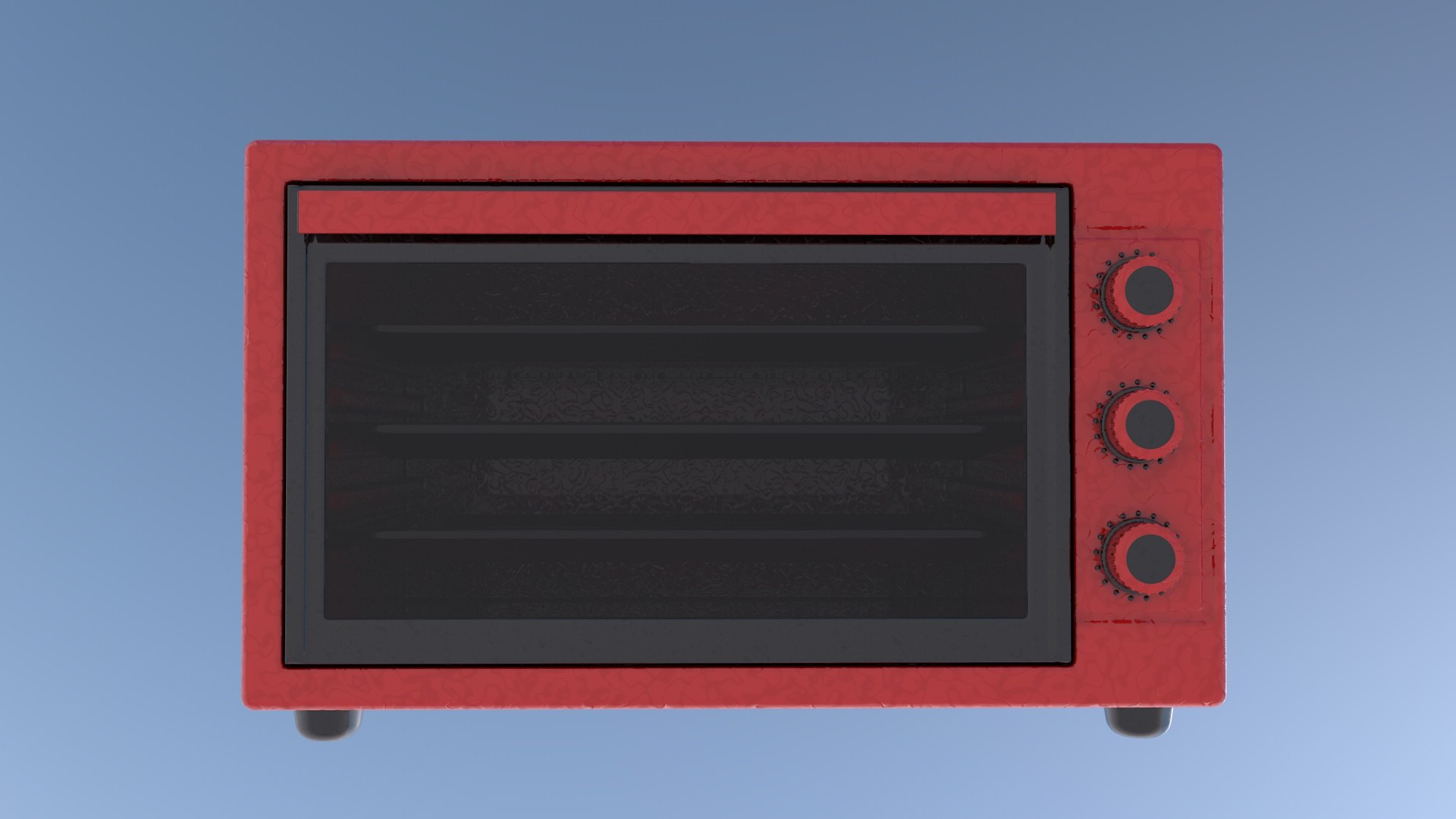 Mini Oven Red 3D TurboSquid 1725197