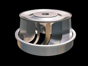 francis turbine 3d model