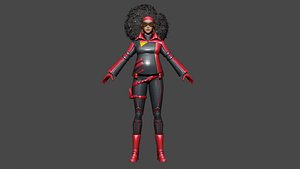 3D Spider Woman model