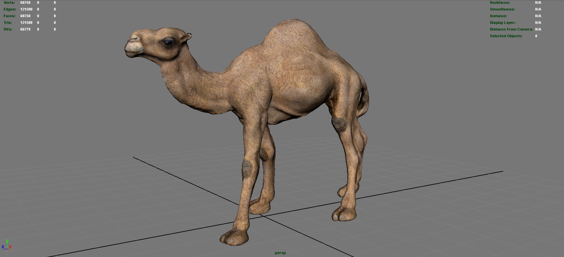 camel stl 3d max