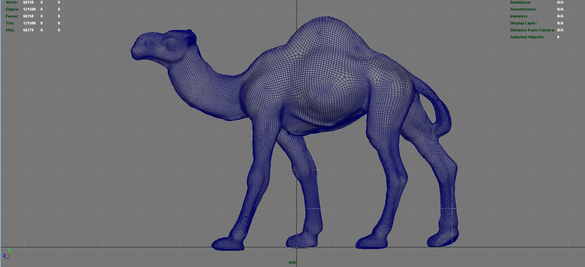 camel stl 3d max