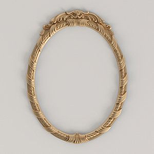 3D carved frame model