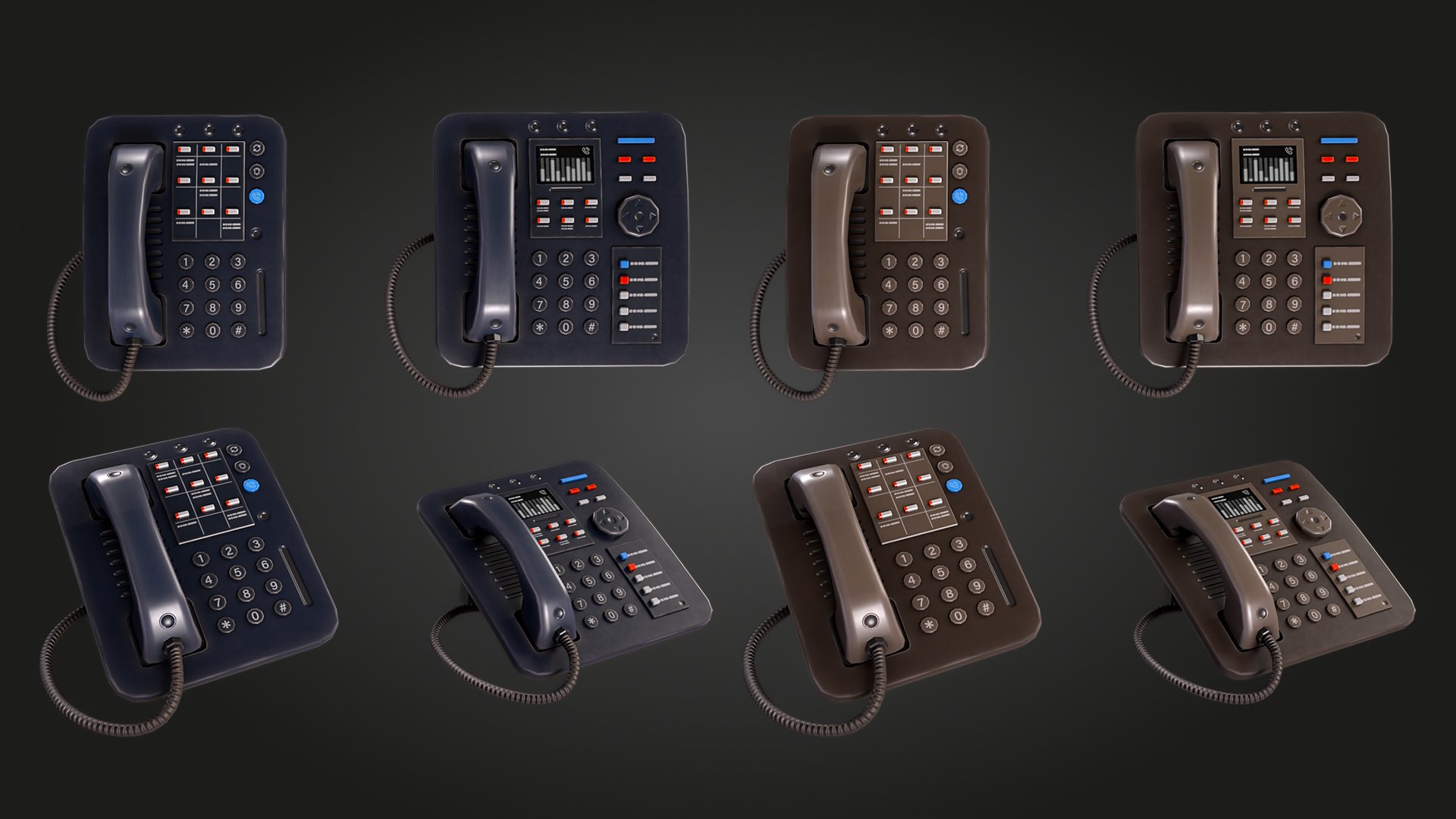 3D Phone Desk Model - TurboSquid 2167534
