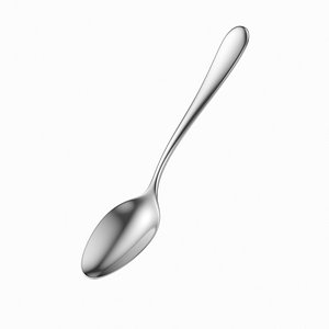 common cutlery dessert spoon 3D model
