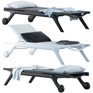 3D Africa Sun Lounger by Eugeni Quitllet model