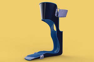3D model AFO ANKLE FOOT ORTHOSIS GRAFO GROUND REACTION