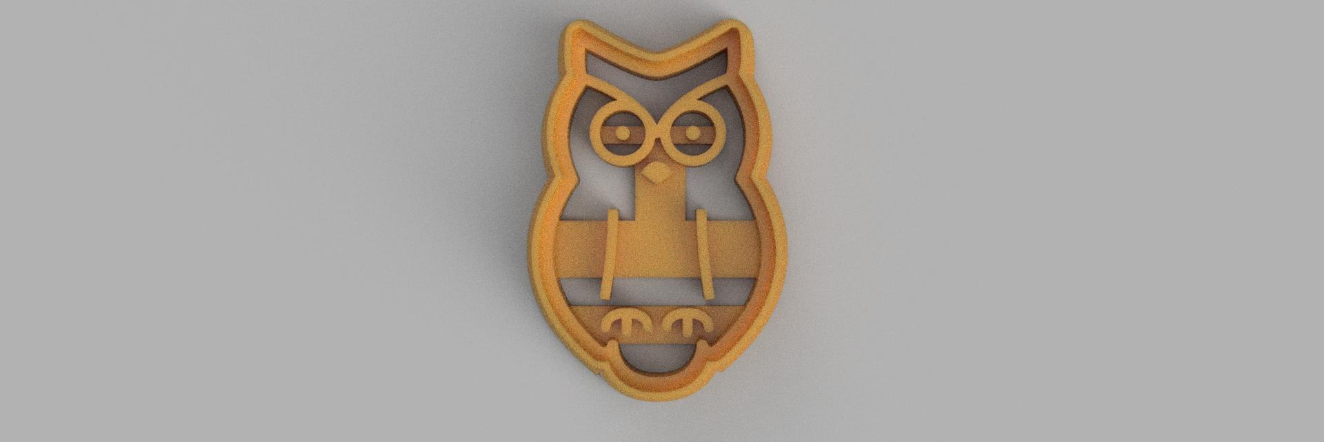 The Fussy Pup Owl Cookie Cutter Set - 4 Sizes, Handmade Solid Copper (Made In USA) - View #10