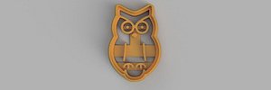 OWL COOKIE CUTTER 3D model
