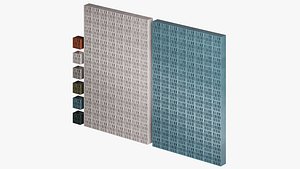 Vibrante openwork brick partition