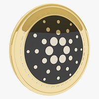 Cardano Cryptocurrency Gold Coin