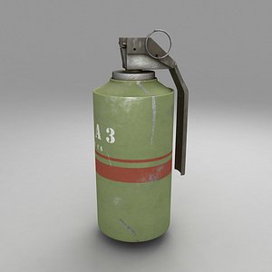 3ds max gas grenade bomb