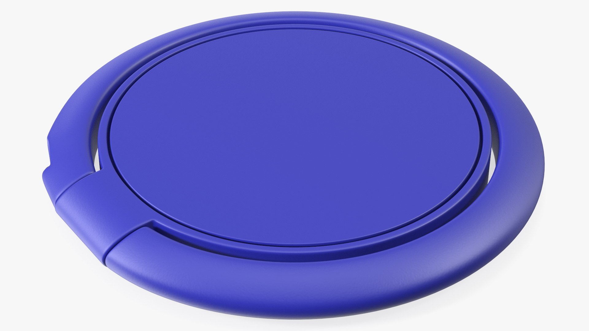 Mobile Phone Ring Holder Blue 3D model preview