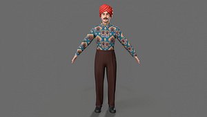 india 3D model