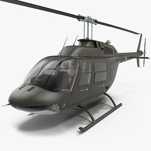 3d bell 206 jetranger italian model