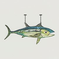 Fish Restaurant Sign 02
