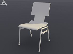 On stage 4-leg model with T-shaped backrest sides
