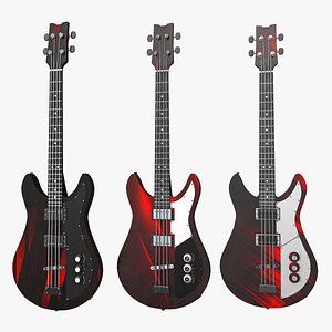3D Bass Guitar Part 2 model