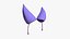 Furry Ears Tiara H08 Viola - Design del personaggio della fascia