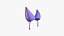 Furry Ears Tiara H08 Viola - Design del personaggio della fascia