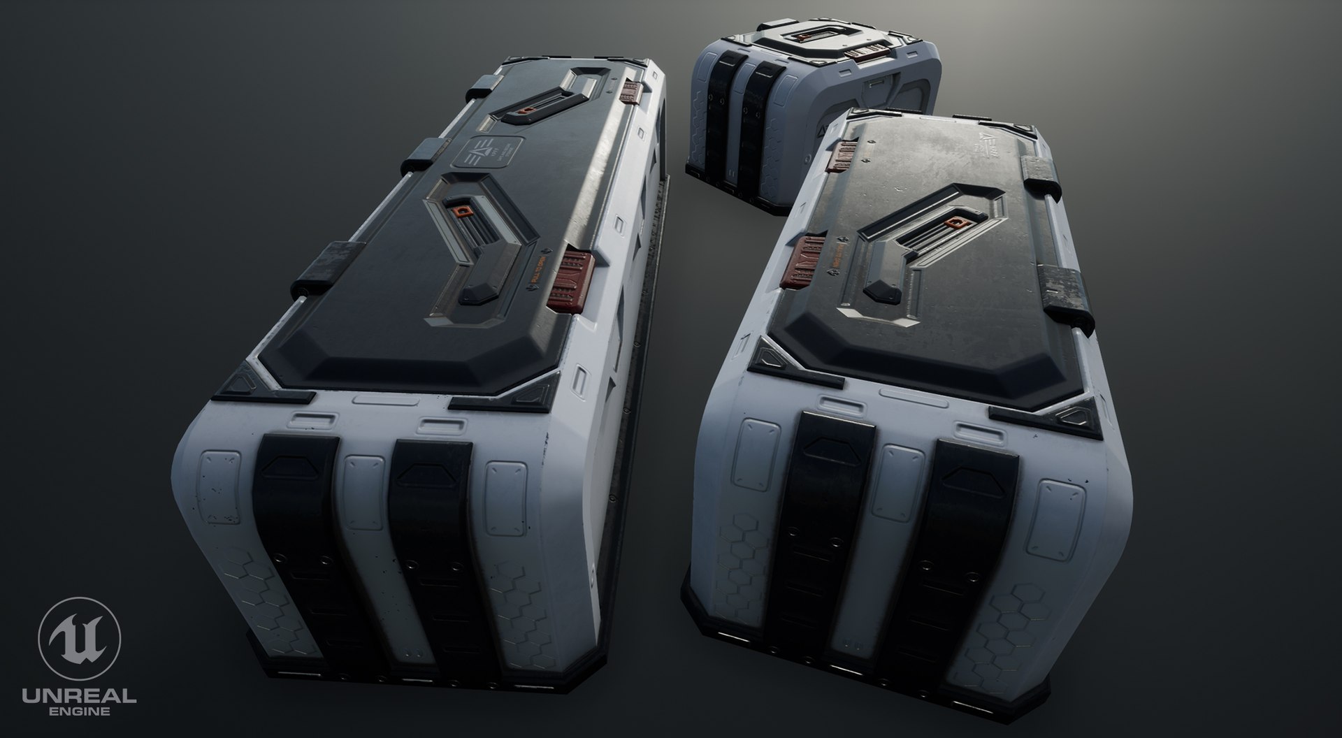 Sci-Fi Chests Set Low-poly 3D model https://p.turbosquid.com/ts-thumb/rM/WThigw/MC/unreal4/jpg/1637825938/1920x1080/fit_q87/c2978d365f91319ad4dcb14bf11e60e1c90042b7/unreal4.jpg
