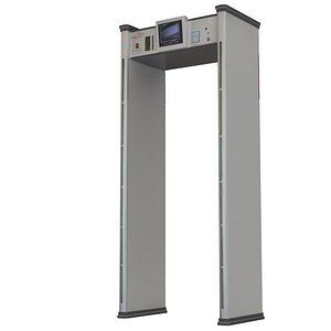 3D model metal door