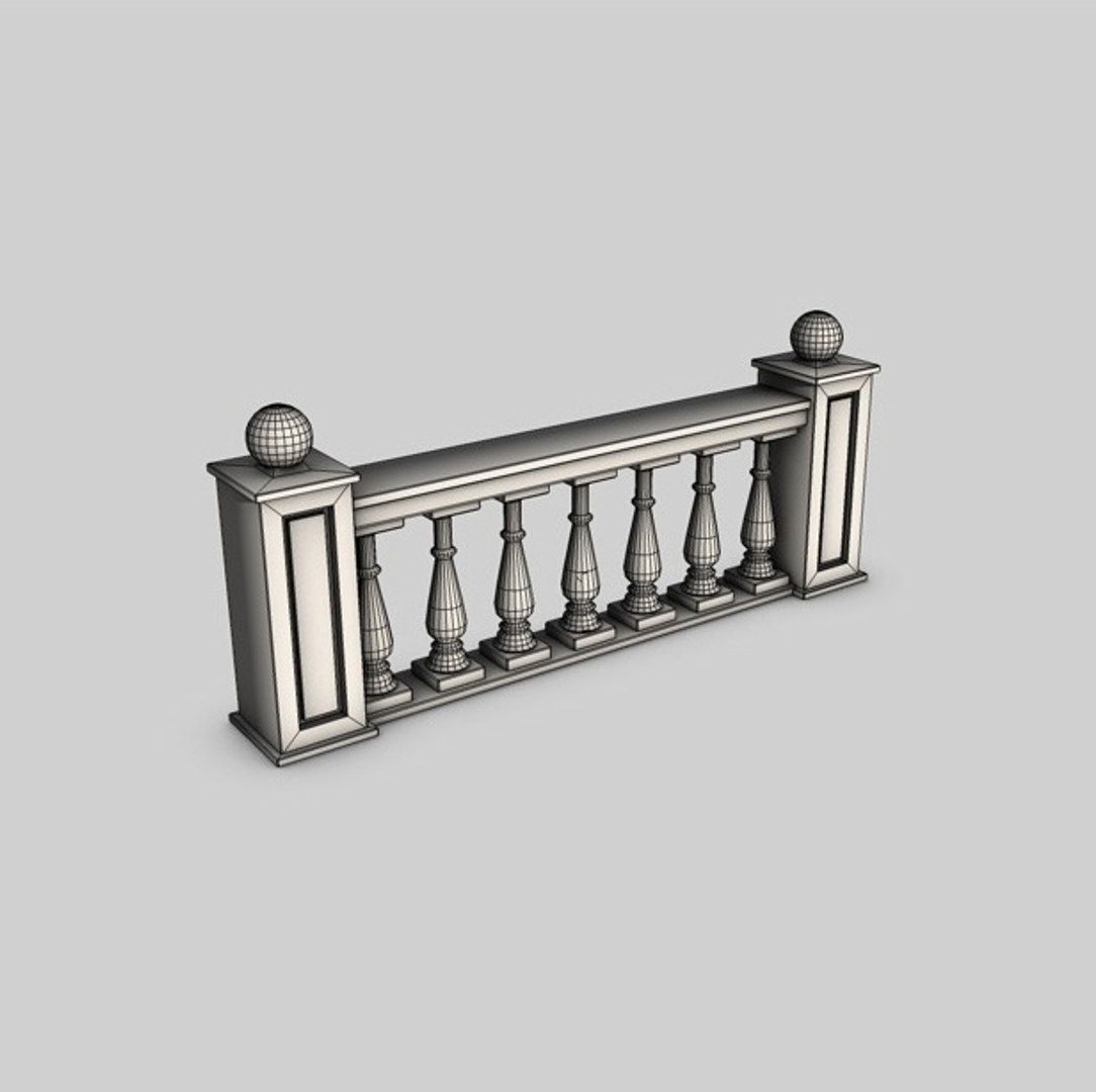 3d Model Railing Module