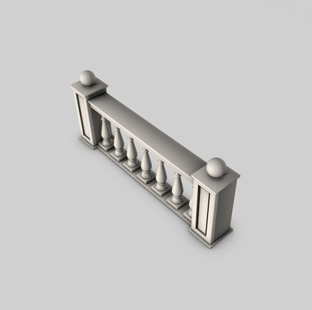 3d Model Railing Module