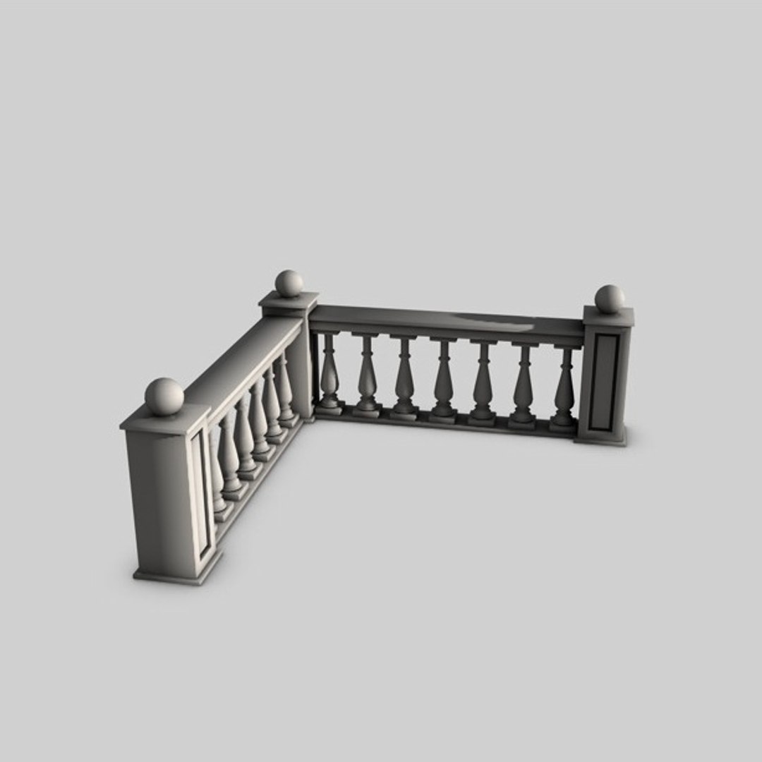 3d Model Railing Module