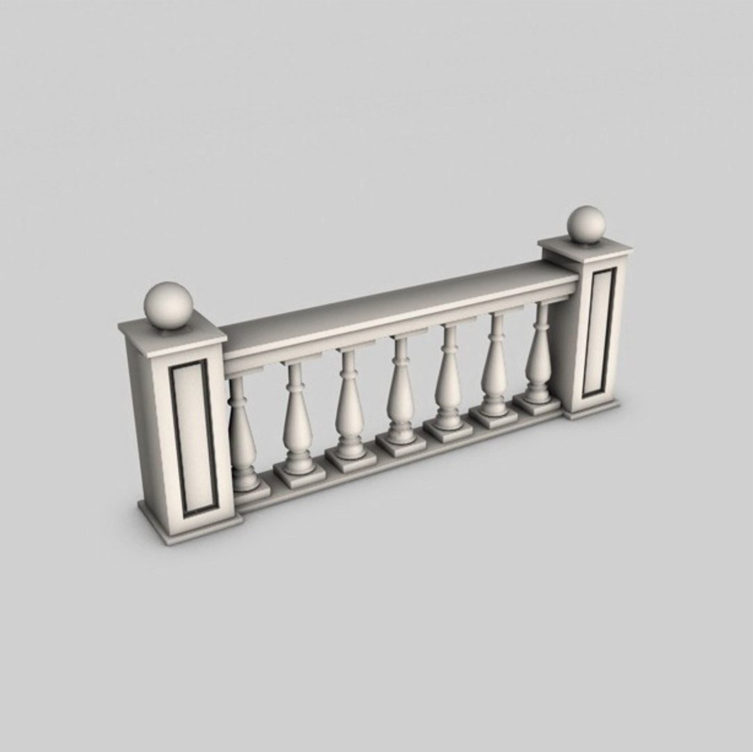 3d Model Railing Module