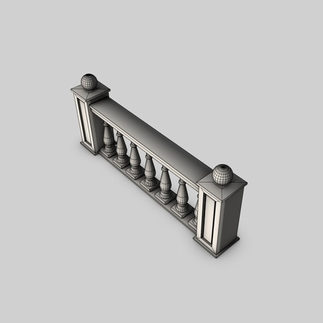 3d Model Railing Module