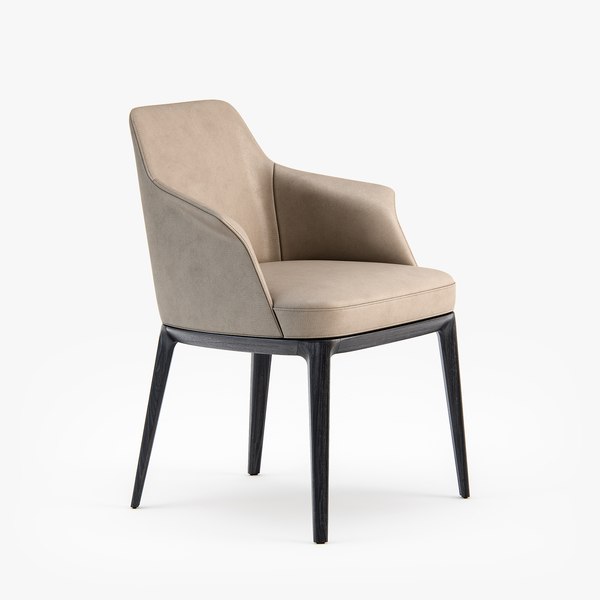 Poliform sophie armchair dining chair 3D model | 1145631 | TurboSquid