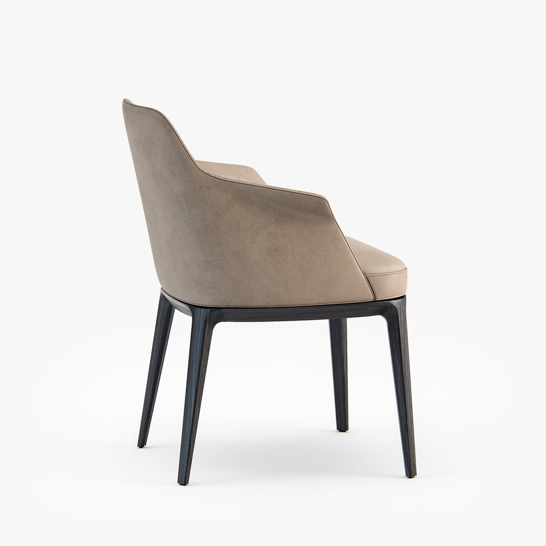 Poliform Sophie Armchair Dining Chair 3D Model | 1145631 | TurboSquid