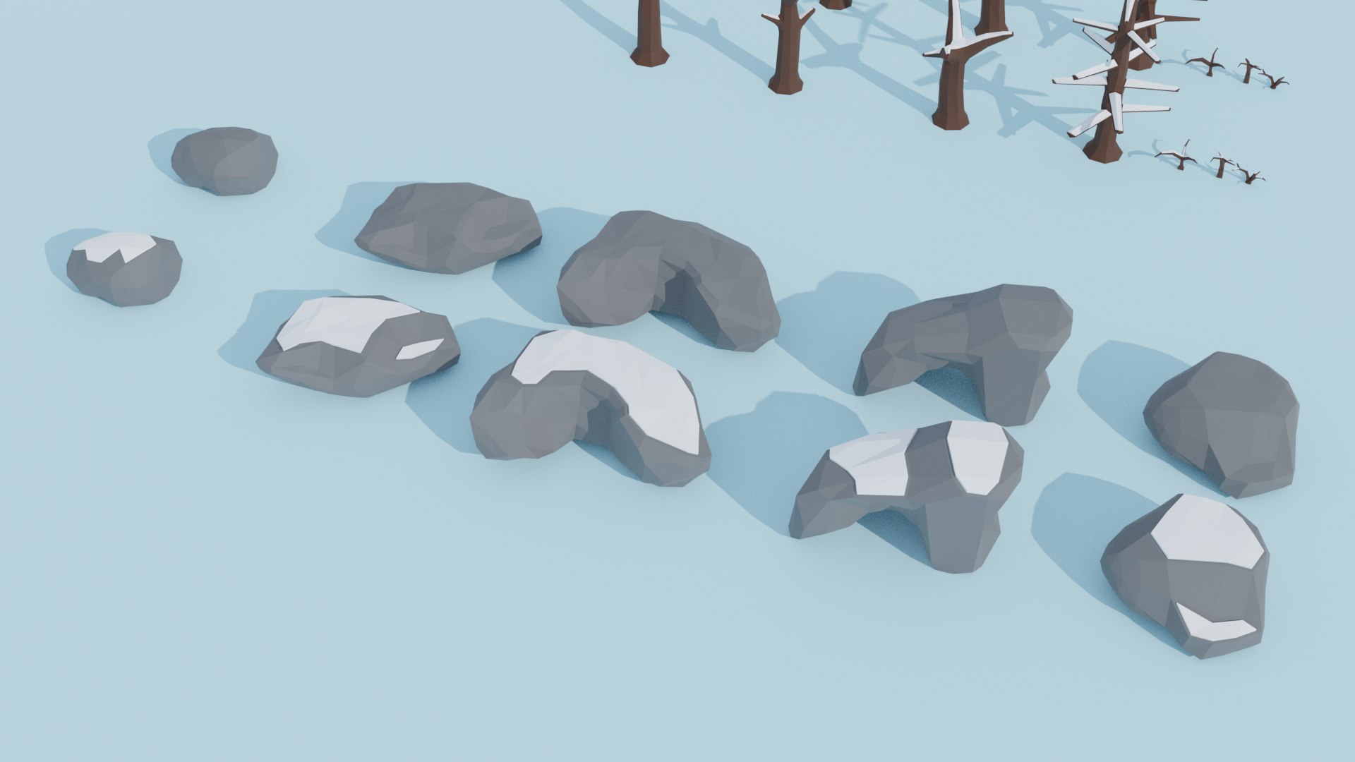3D model pack winter forest https://p.turbosquid.com/ts-thumb/rM/ZJYFG0/8k/preview7stoneoverview/png/1608212919/1920x1080/fit_q87/e7055708ab247ba26f321e17230ef370ea571e1e/preview7stoneoverview.jpg