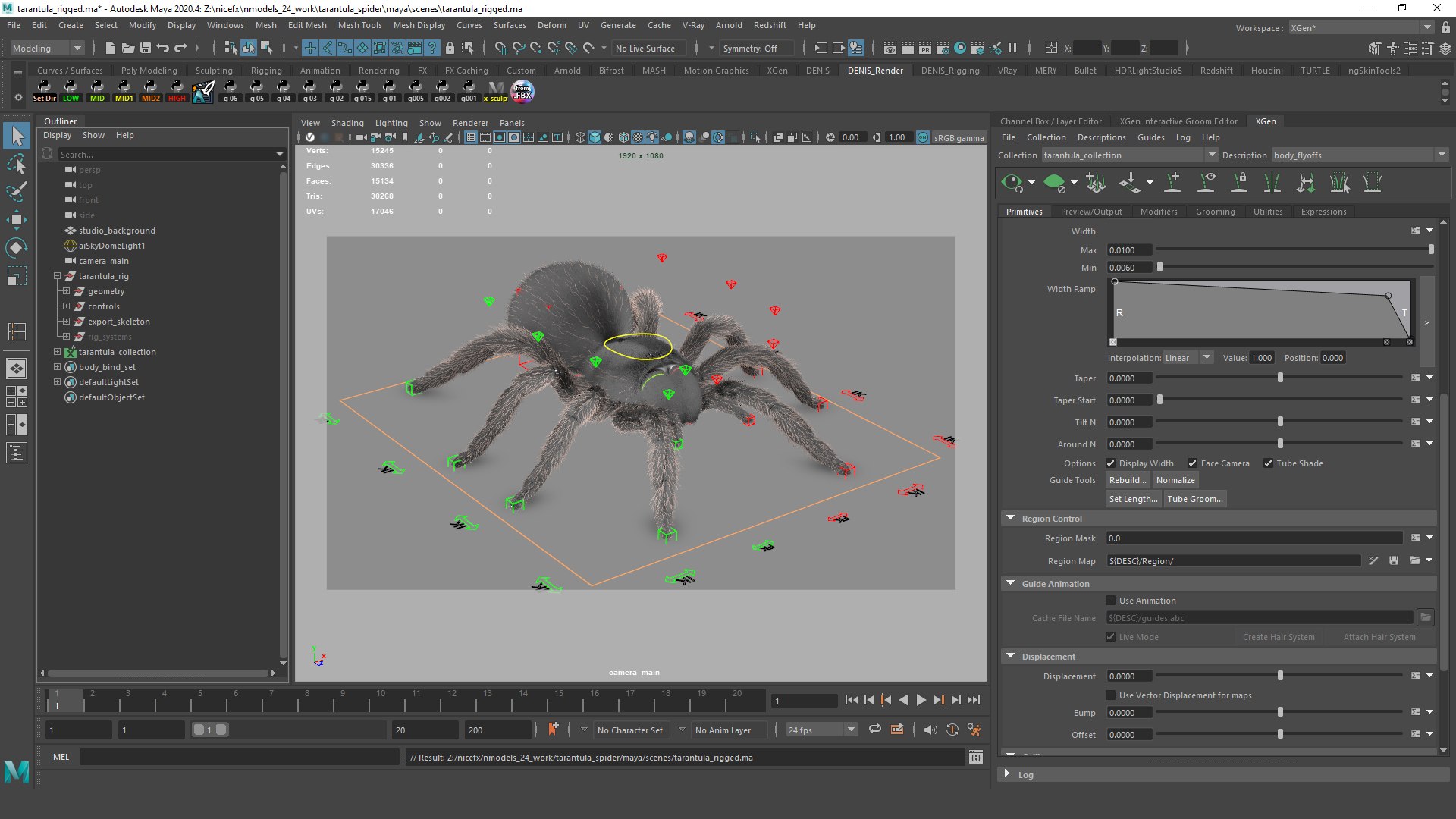 3D Tarantula Spider Rigged Xgen https://p.turbosquid.com/ts-thumb/rM/b5aDKY/Gu/tarantula_maya_scr_01/jpg/1726819913/1920x1080/fit_q87/5d9da01158040b515652a9ced9d278087798de32/tarantula_maya_scr_01.jpg