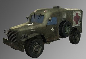 3d model army van