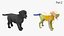Walking to Running Retriever Puppy Fur Animated Rigged
