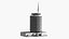 Helical Office Tower with Spire White