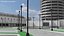 Helical Office Tower with Spire White