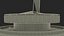 Helical Office Tower with Spire White