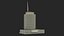 Helical Office Tower with Spire White