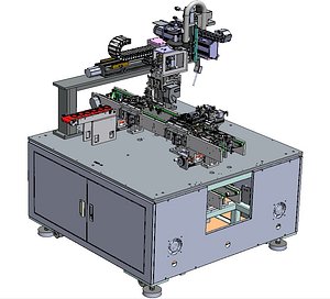 3D Automatic Epoxy Resin Dispensing and Potting Machine 3D CAD Model