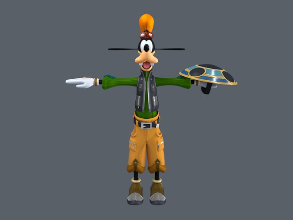 3d goofy kingdom hearts