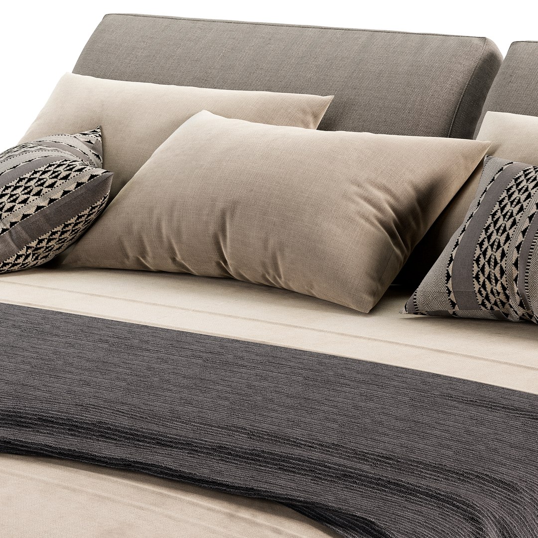 3D Owen Bed By Bonaldo TurboSquid 1936721