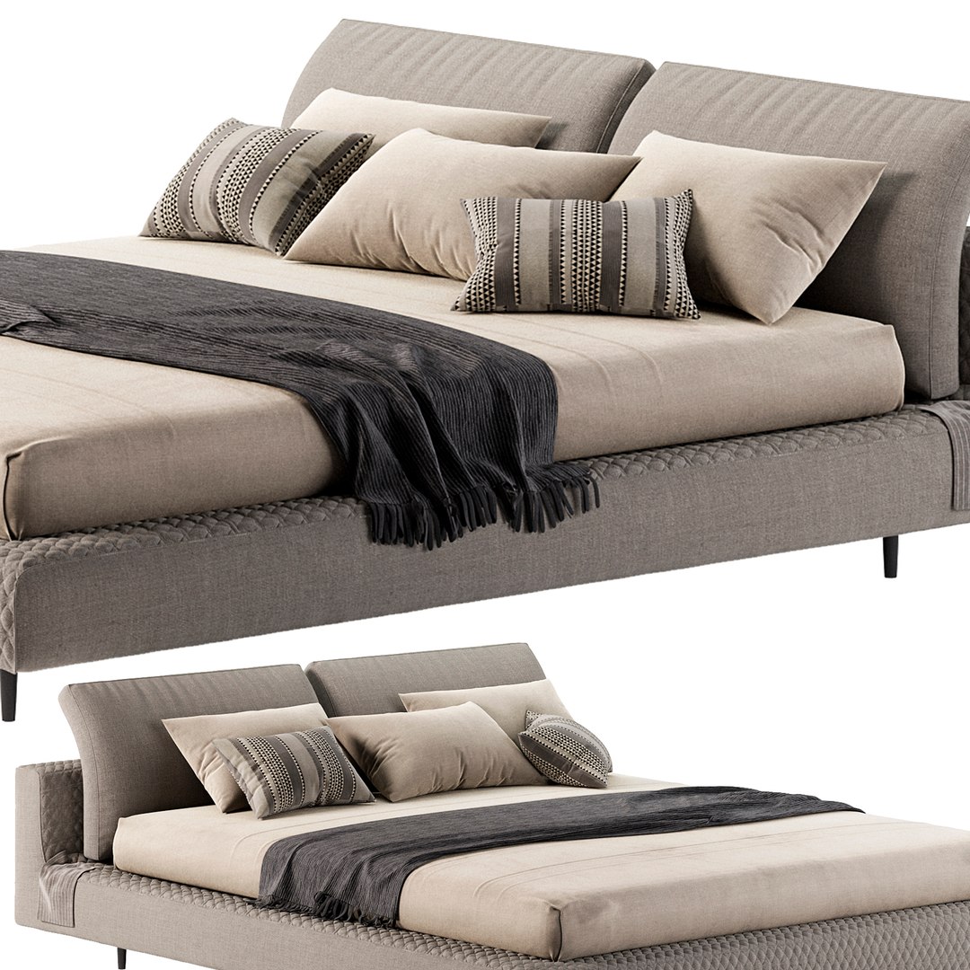 3D Owen Bed By Bonaldo TurboSquid 1936721