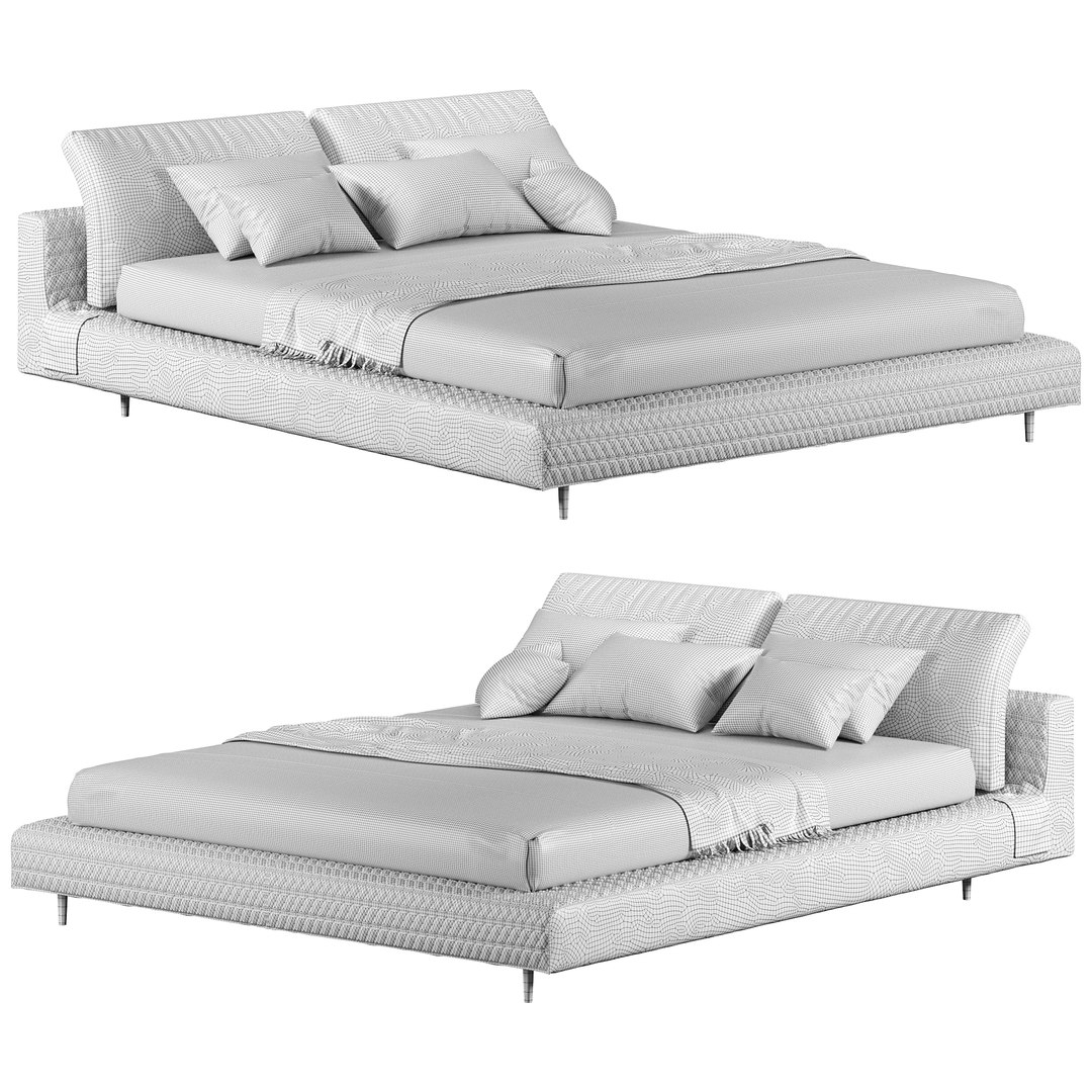 3D Owen Bed By Bonaldo TurboSquid 1936721