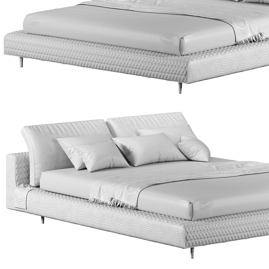 3D Owen Bed By Bonaldo TurboSquid 1936721