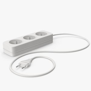 3D Power Strip Outlet