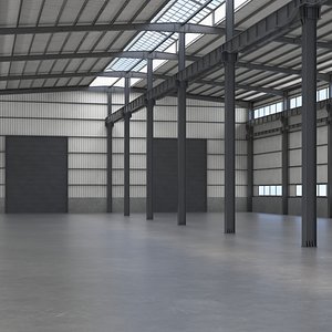 warehouse interior 3D